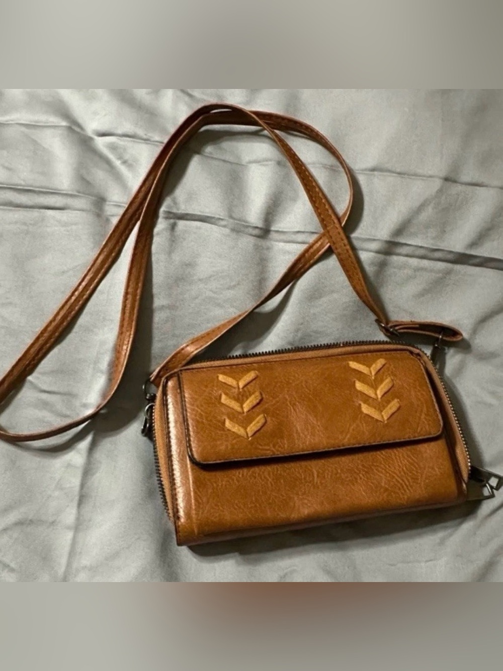 Women's Brown Crossbody Wallet Purse - Versatile Everyday Bag